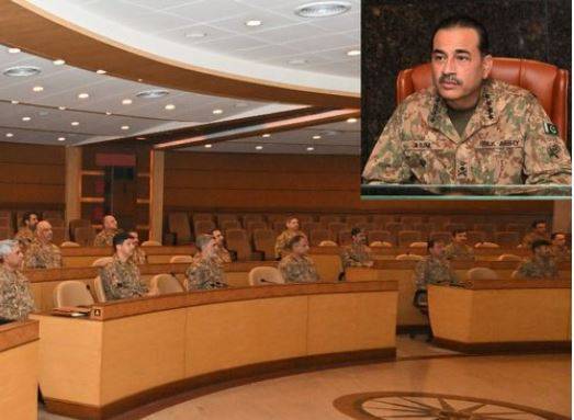 کور کمانڈرز کانفرنس، بھارتی پراکسیز کے خلاف فیصلہ کن کارروائیوں کے تسلسل کا عزم