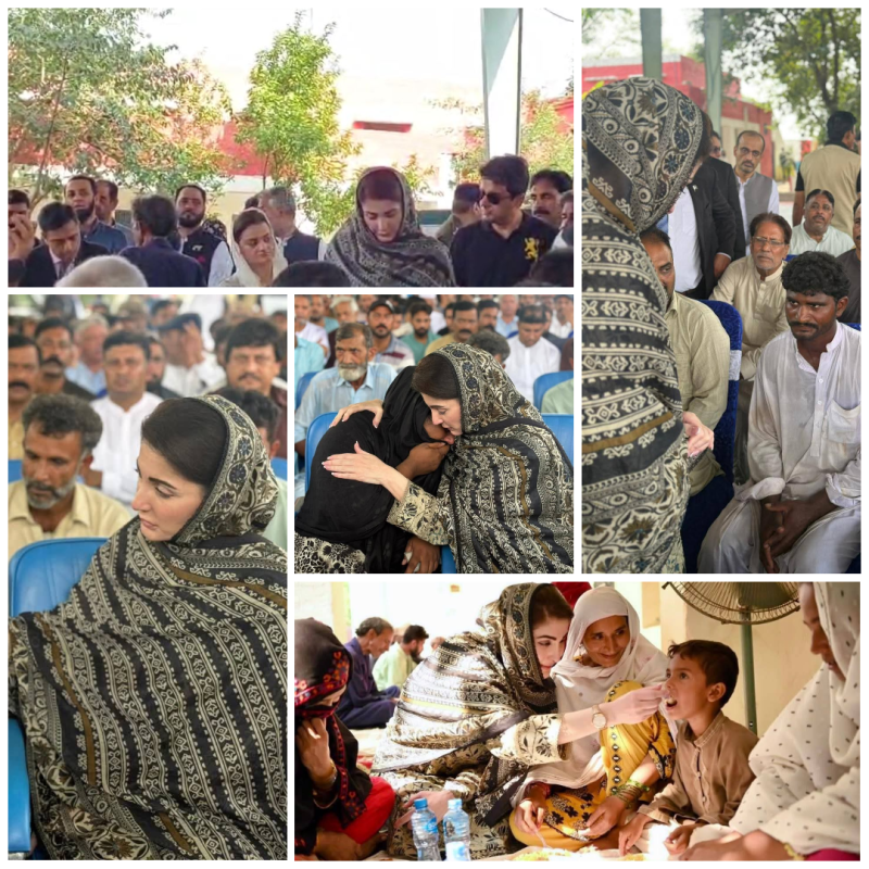 وزیراعلیٰ مریم نواز کا وزیرآباد کے سیلاب متاثرہ علاقوں کا دورہ، متاثرین کی فوری مدد کی ہدایت