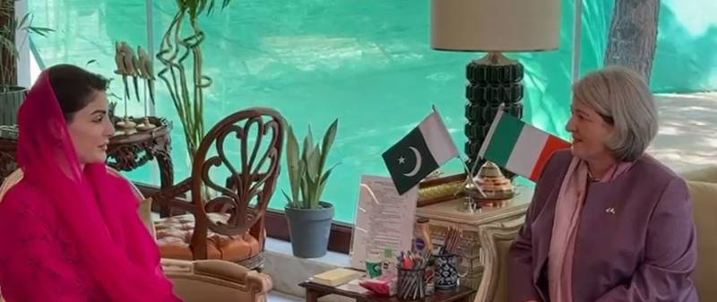 وزیراعلیٰ پنجاب مریم نواز شریف سے آئرلینڈ کی پہلی ریزیڈنٹ سفیر میری او نیل کی ملاقات