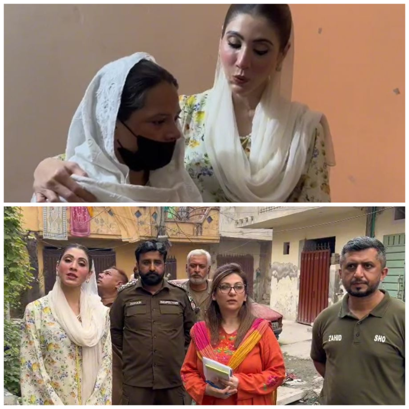 نشتر کالونی میں بیوی پر تیزاب حملہ؛ وزیرِ اعلیٰ کی ہدایت پر حنا پرویز بٹ متاثرہ خاتون کے گھر پہنچ گئیں، مکمل تعاون کی یقین دہانی