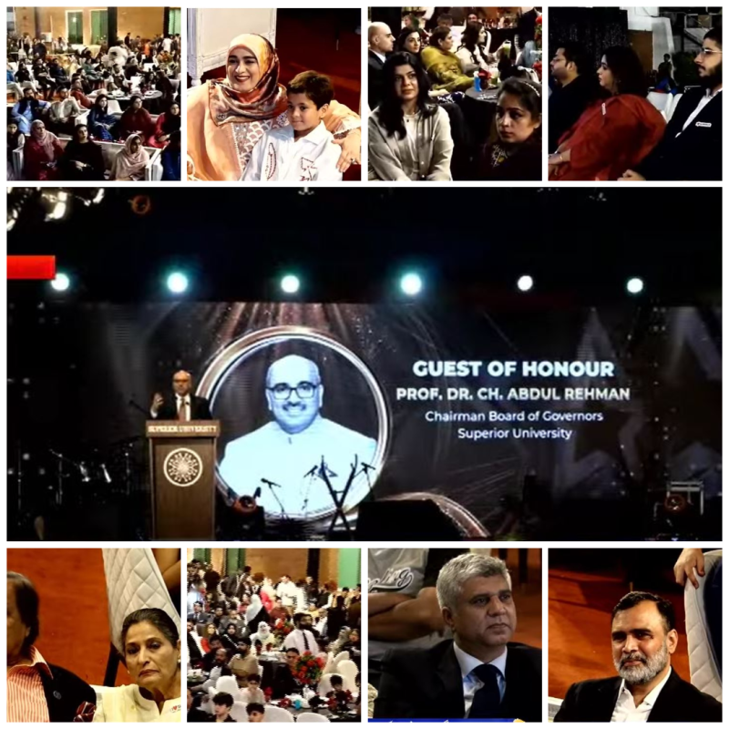 سپیریئر یونیورسٹی ایسا تعلیمی ادارہ ہے جو صرف ڈگریاں نہیں، بلکہ زندگی بدلنے والا وژن فراہم کرتا ہے: پروفیسر ڈاکٹر چوہدری عبدالرحمان