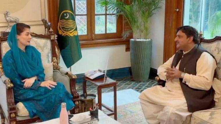  وزیراعلیٰ پنجاب مریم نواز شریف اور سپیکر پنجاب اسمبلی ملک احمد خان کی ملاقات، سیاسی اور انتظامی امور پر تبادلہ خیال