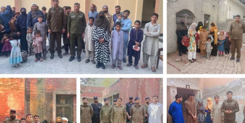 پنجاب بھر سے غیر قانونی غیر ملکی باشندوں کے انخلا کا سلسلہ جاری