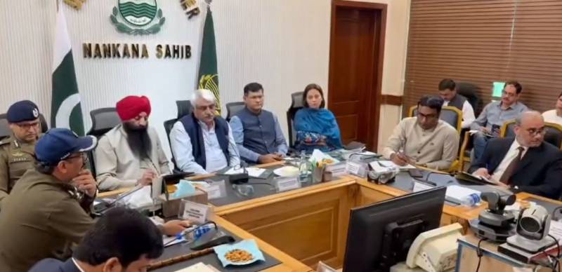 بابا گورونانک کے جنم دن کی تقریبات، صوبائی وزراء کا ننکانہ صاحب کا دورہ ۔۔۔۔ انتظامات کا جائزہ اجلاس