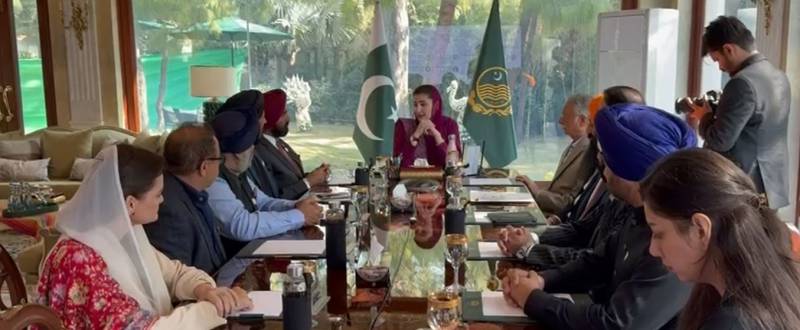 امریکن سکھ وفد کی مریم نواز سے ملاقات، پنجابی ثقافت اور اقلیتوں کے اقدامات کو سراہا 