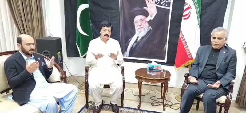 گورنر پنجاب کی ایرانی قونصلیٹ آمد: سپریم لیڈر آیت اللہ خامنہ ای کی شہادت پر گہرے دکھ اور تعزیت کا اظہار