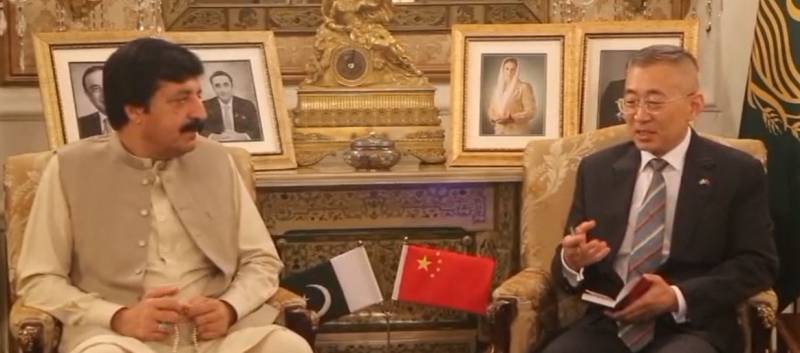 پاک، چین دوستی: گورنر پنجاب سے نئے چینی قونصل جنرل کی ملاقات، باہمی تعاون بڑھانے پر اتفاق