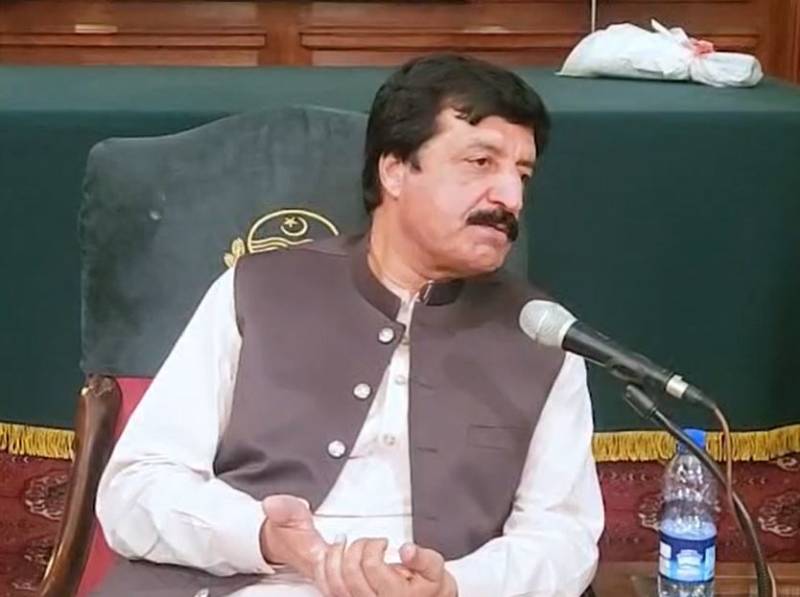 'اگلے مہینے مینارِ پاکستان پر جلسہ ہوگا، کشمیر الیکشن میں بھی اب تیر چلے گا'، گورنر پنجاب سردار سلیم حیدر کی کارکنوں سے گفتگو